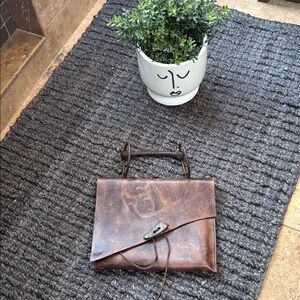 Handmade leather purse